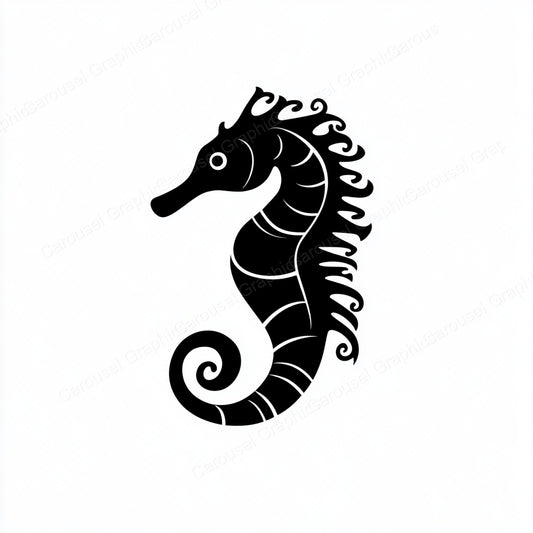 Seahorse Vector Graphic preview