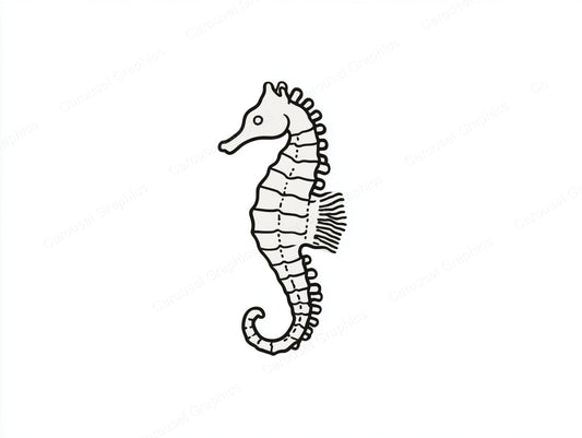 Seahorse Vector Graphic preview