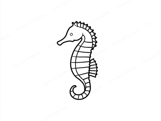 Seahorse Vector Graphic preview