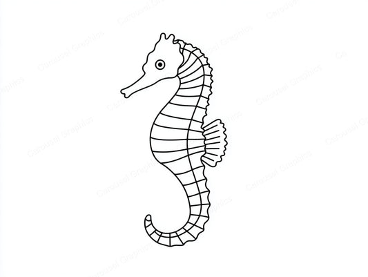 Seahorse Vector Graphic preview