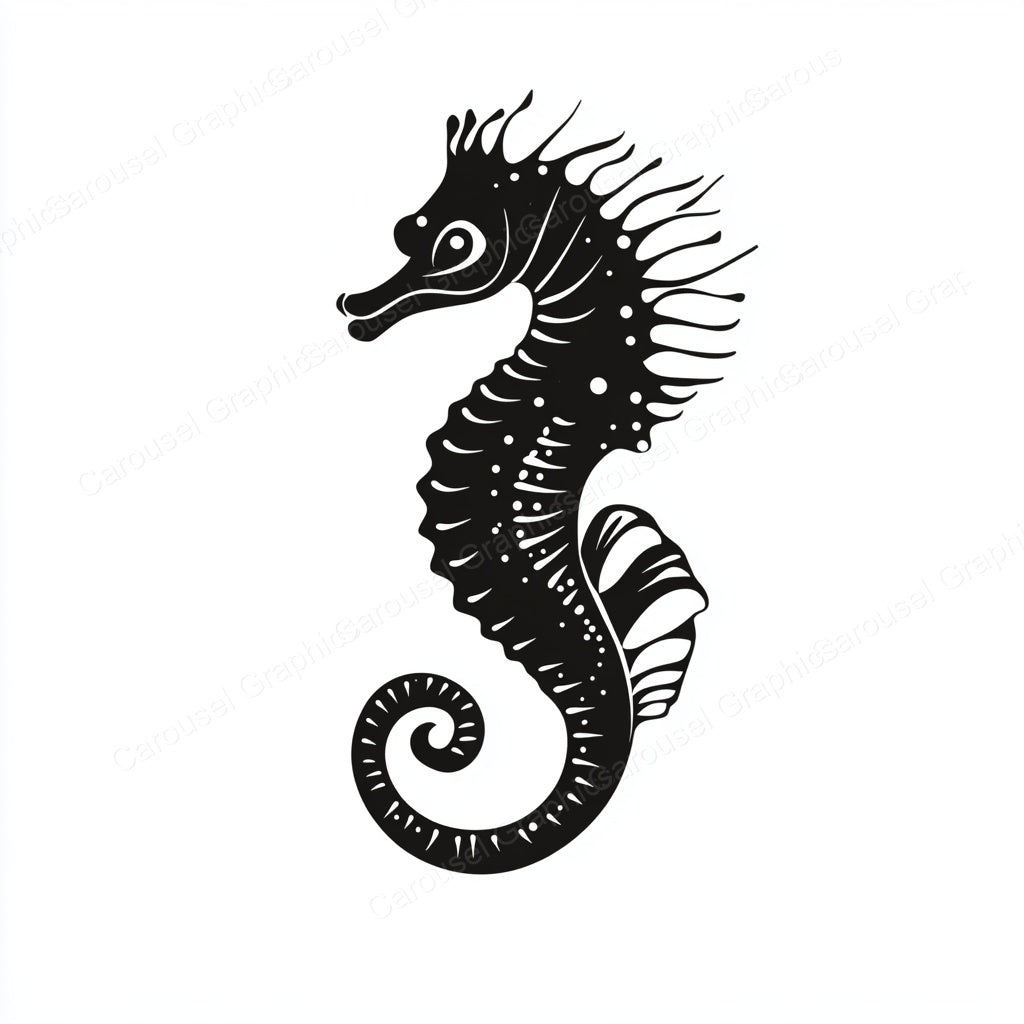 Seahorse Vector Graphic preview