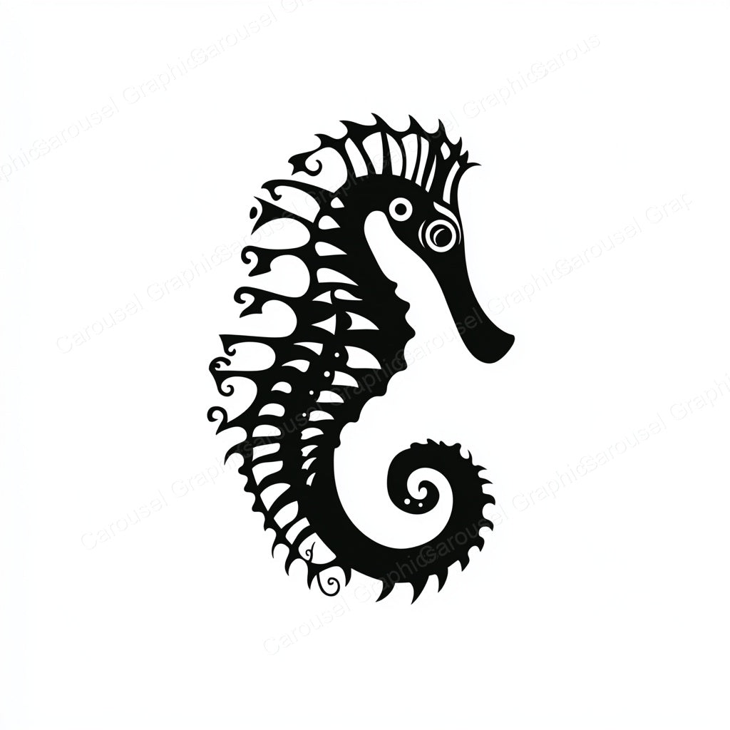 Seahorse Vector Graphic preview