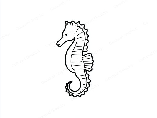 Seahorse Vector Graphic preview