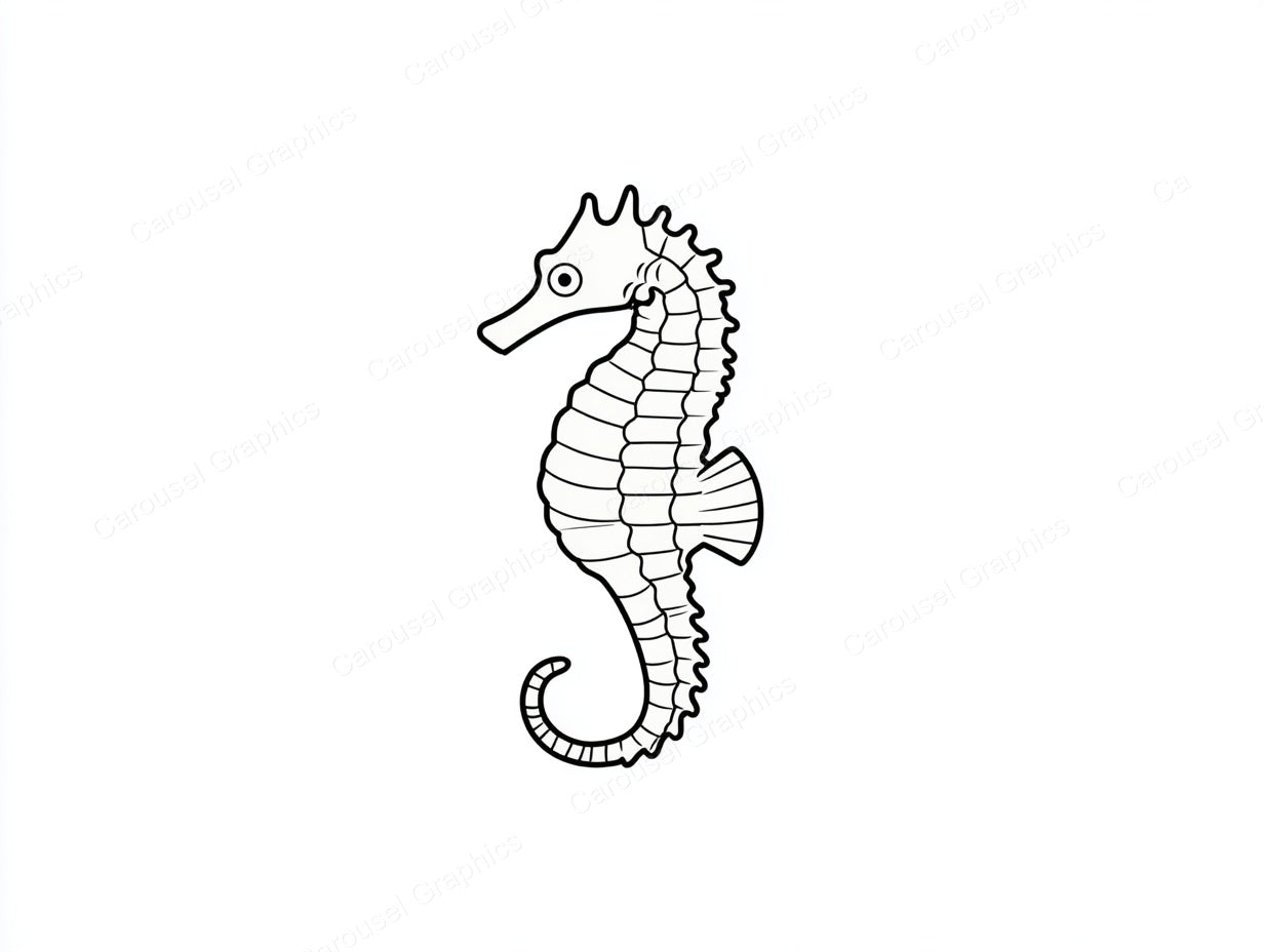 Seahorse Vector Graphic preview