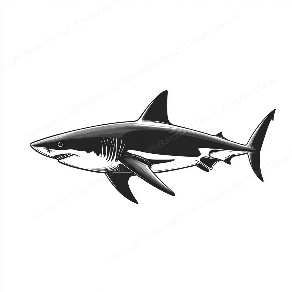 Shark Vector Graphic preview