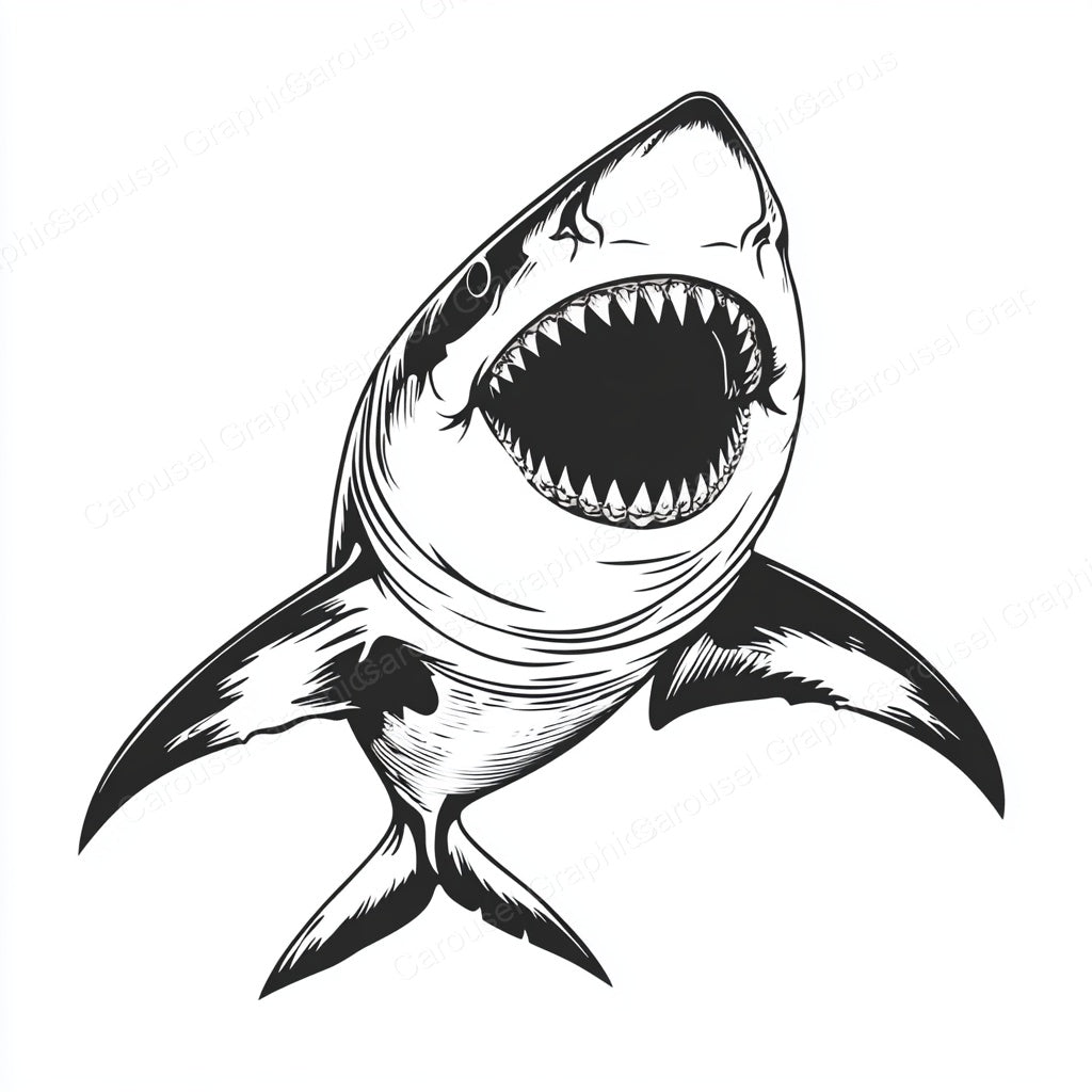 Shark Vector Graphic preview