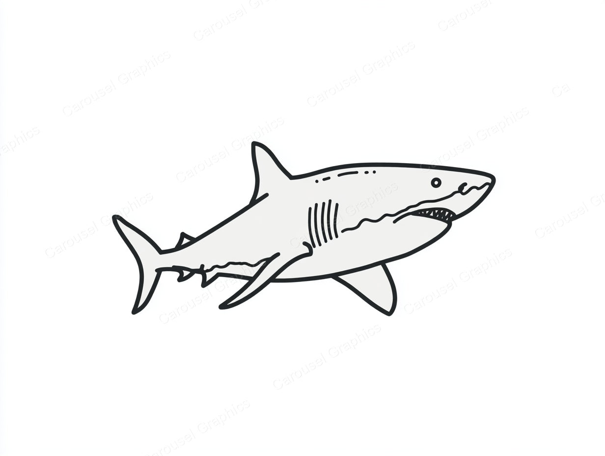 Shark Vector Graphic preview