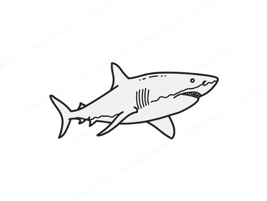 Shark Vector Graphic preview