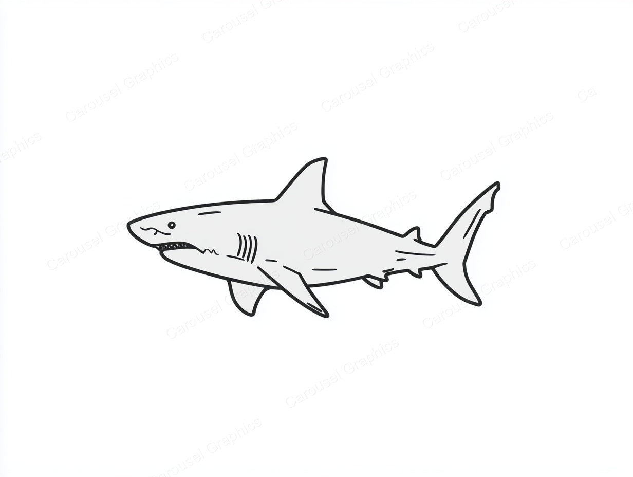 Shark Vector Graphic preview