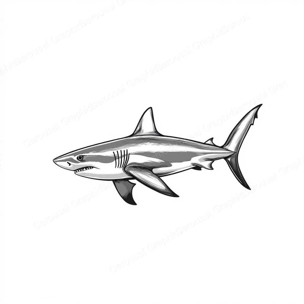 Shark Vector Graphic preview