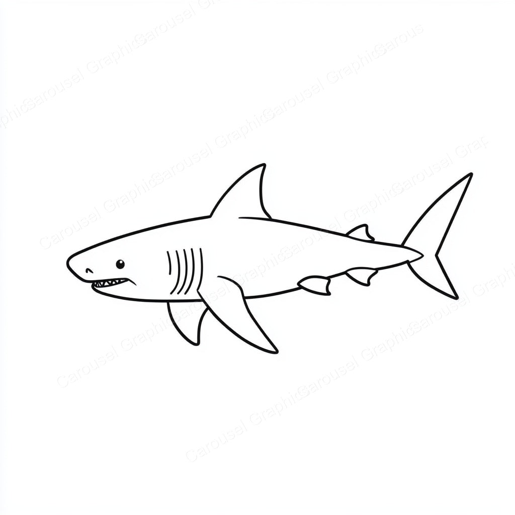 Shark Vector Graphic preview