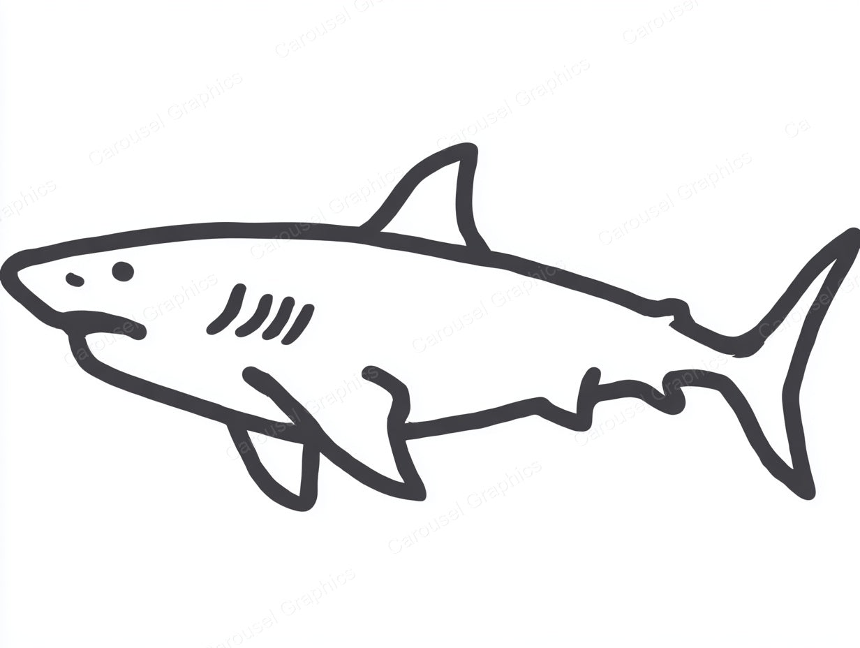 Shark Vector Graphic preview