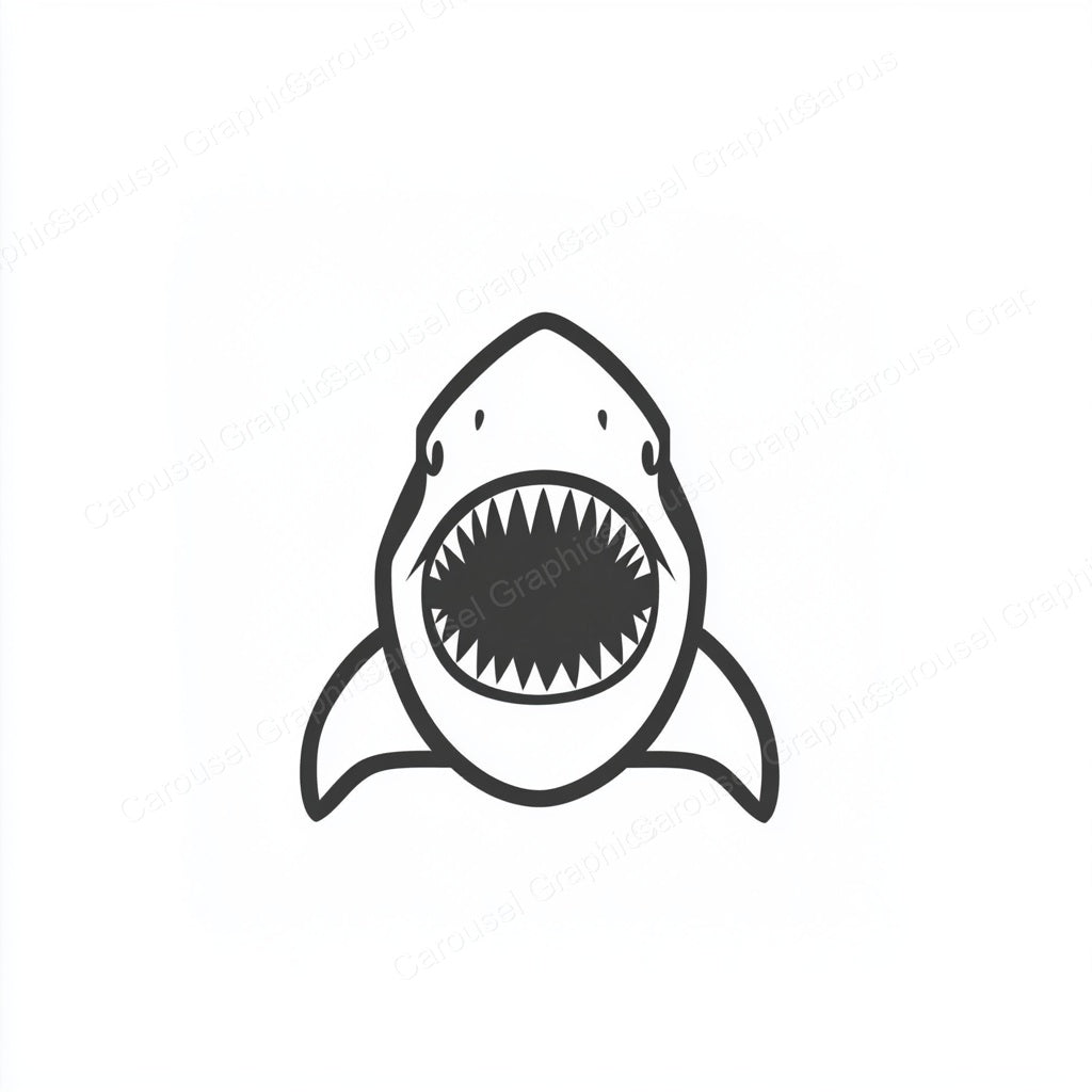 Shark Vector Graphic preview