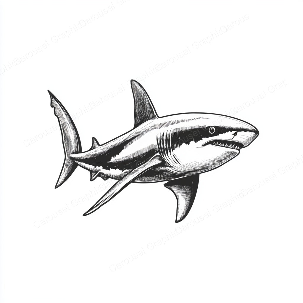 Shark Vector Graphic preview