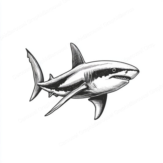 Shark Vector Graphic preview