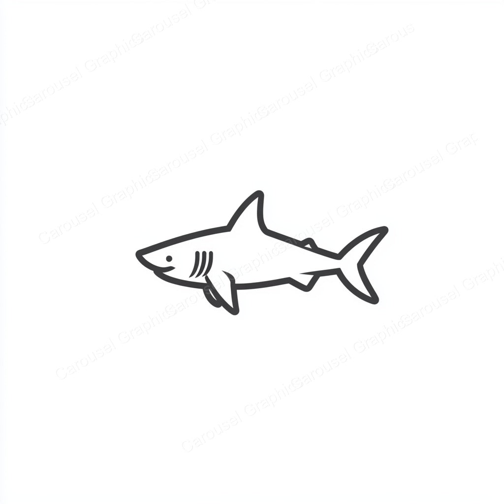 Shark Vector Graphic preview