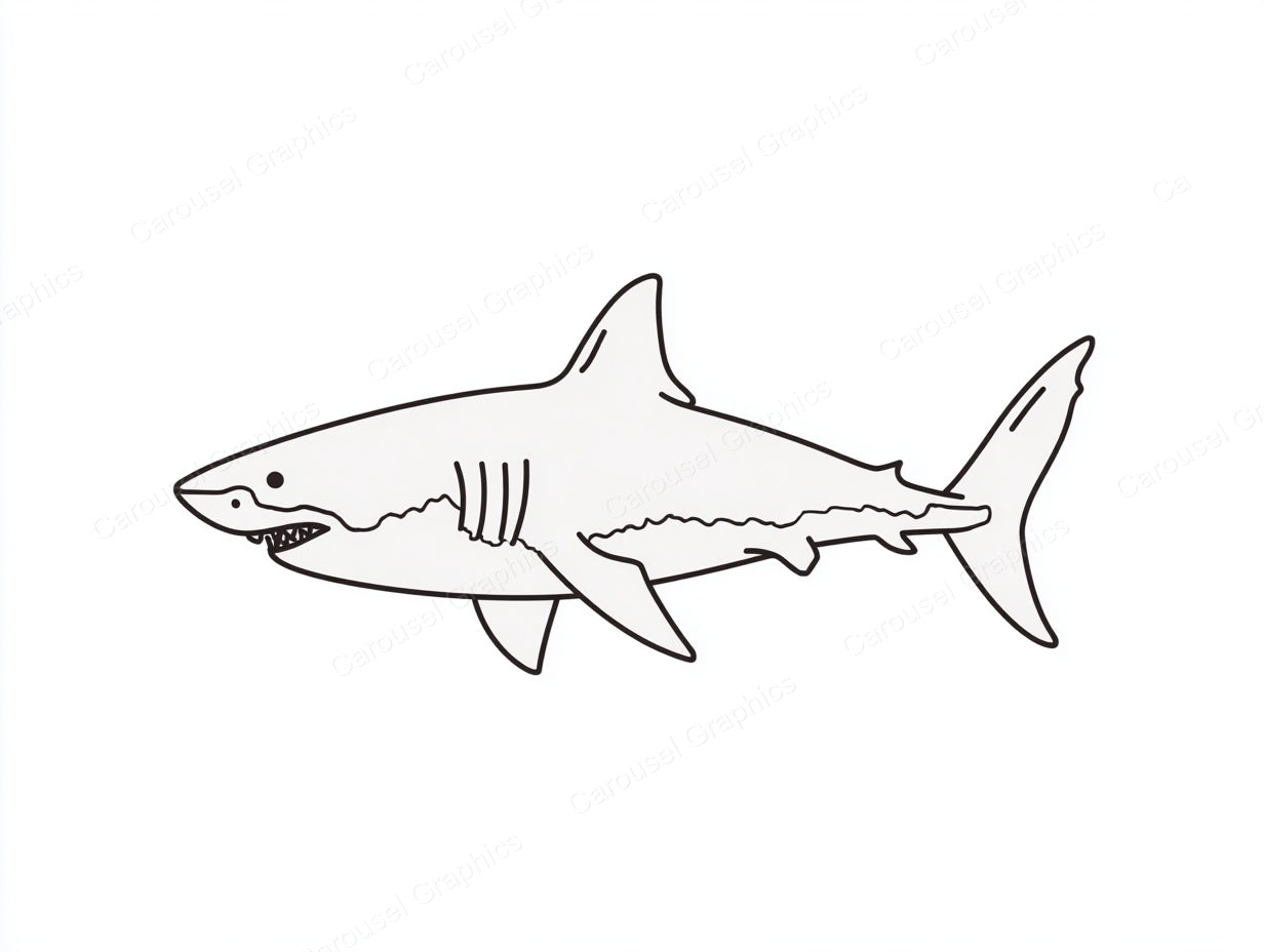 Shark Vector Graphic preview