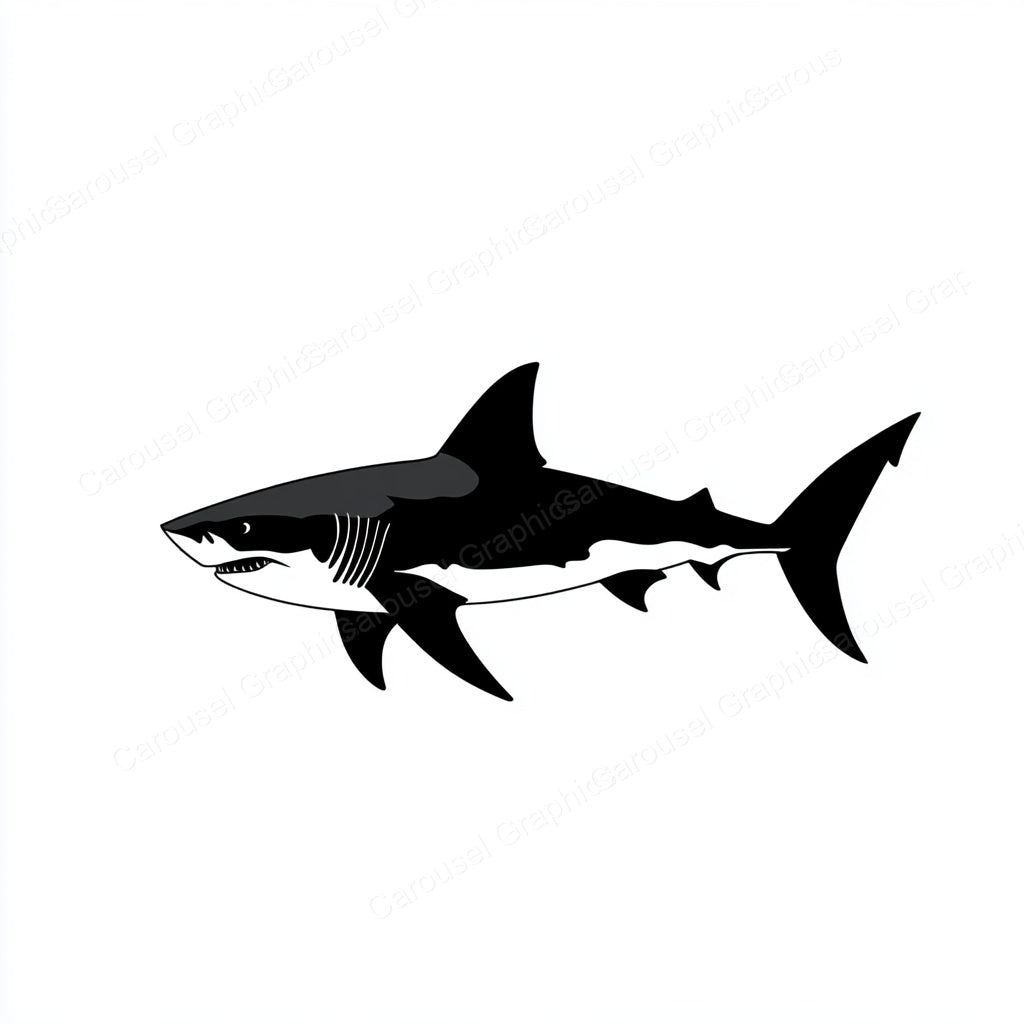 Shark Vector Graphic preview
