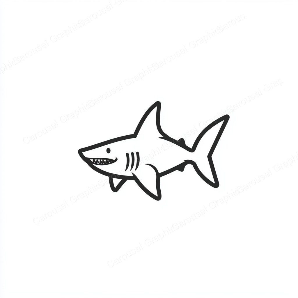 Shark Vector Graphic preview