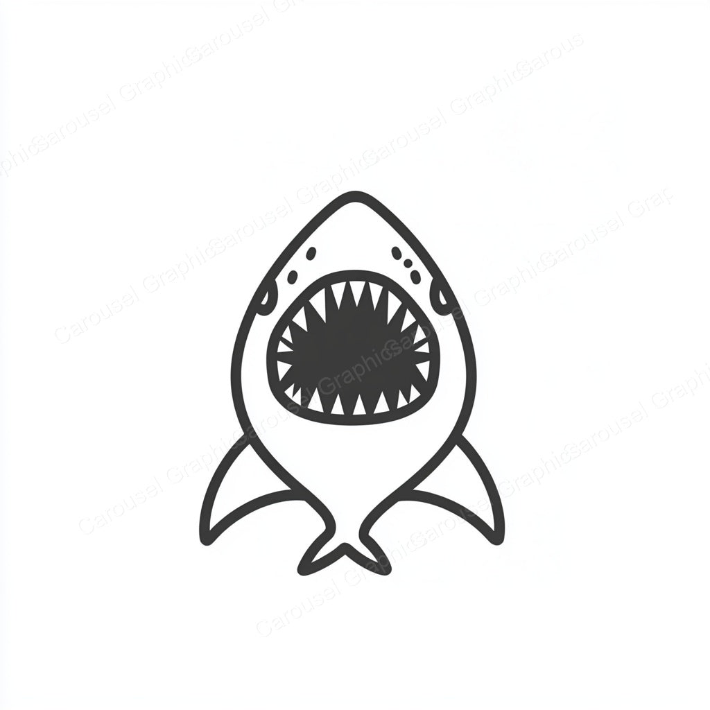 Shark Vector Graphic preview