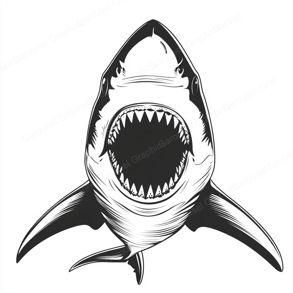 Shark Vector Graphic preview