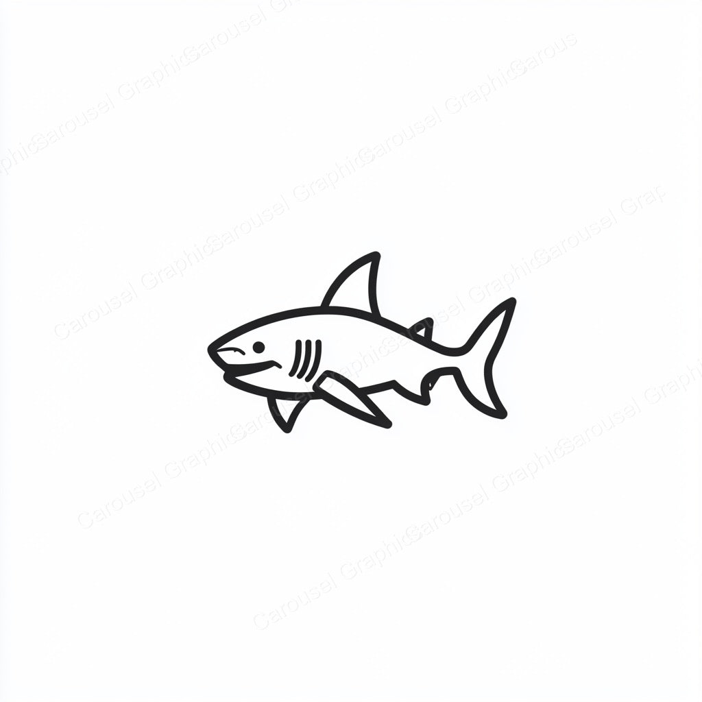 Shark Vector Graphic preview