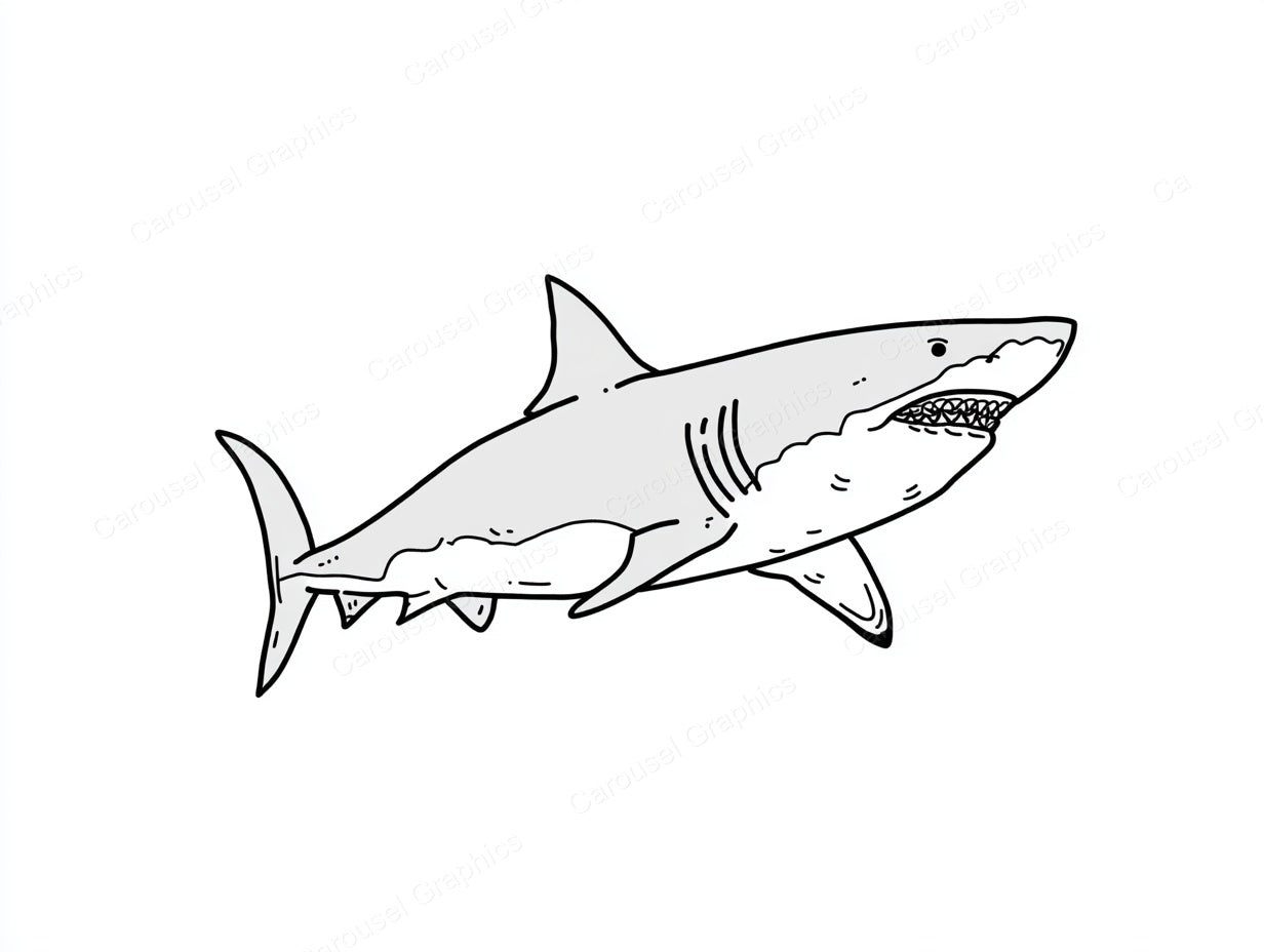 Shark Vector Graphic preview