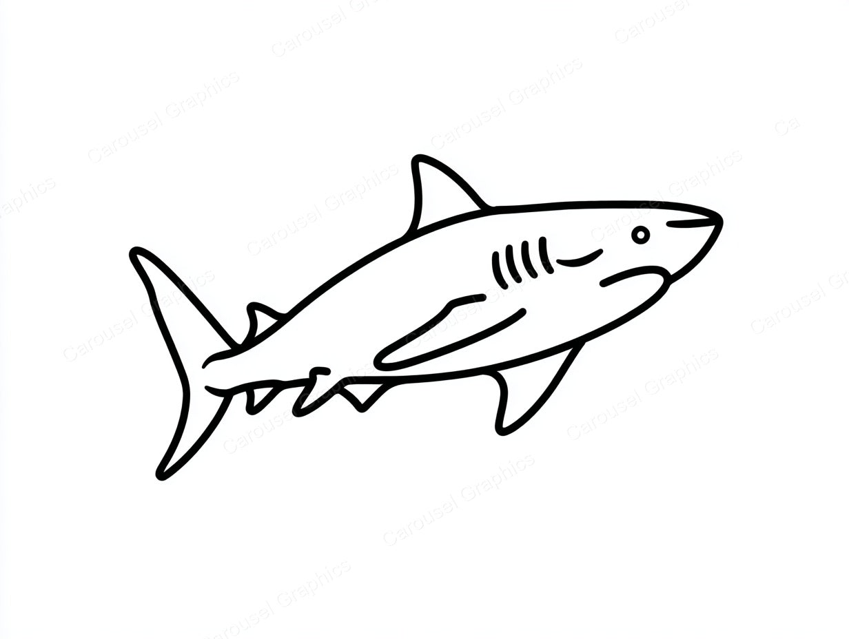 Shark Vector Graphic preview
