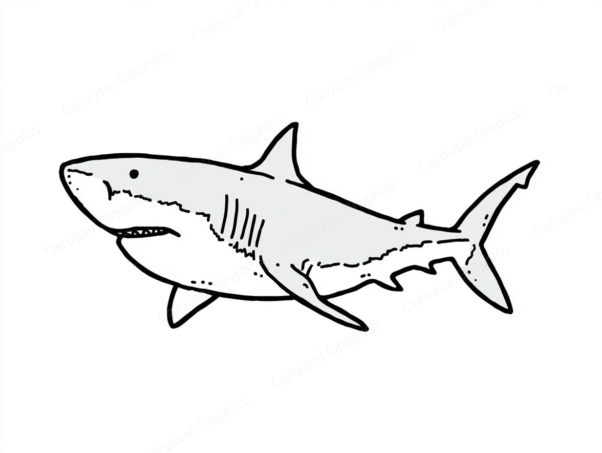 Shark Vector Graphic preview