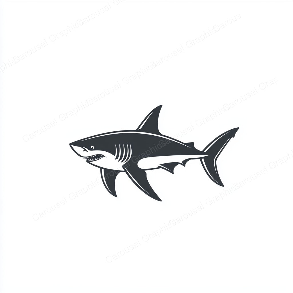 Shark Vector Graphic preview