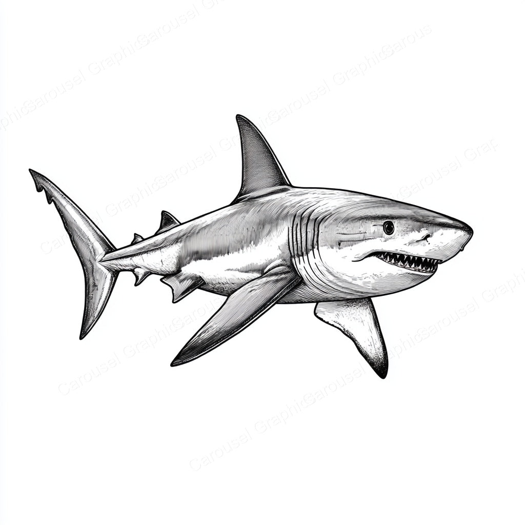 Shark Vector Graphic preview