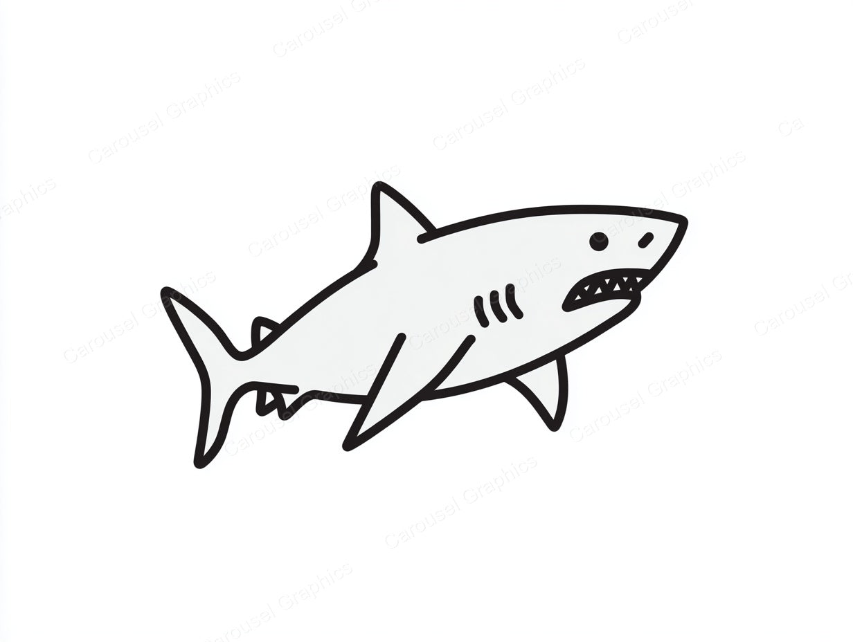 Shark Vector Graphic preview