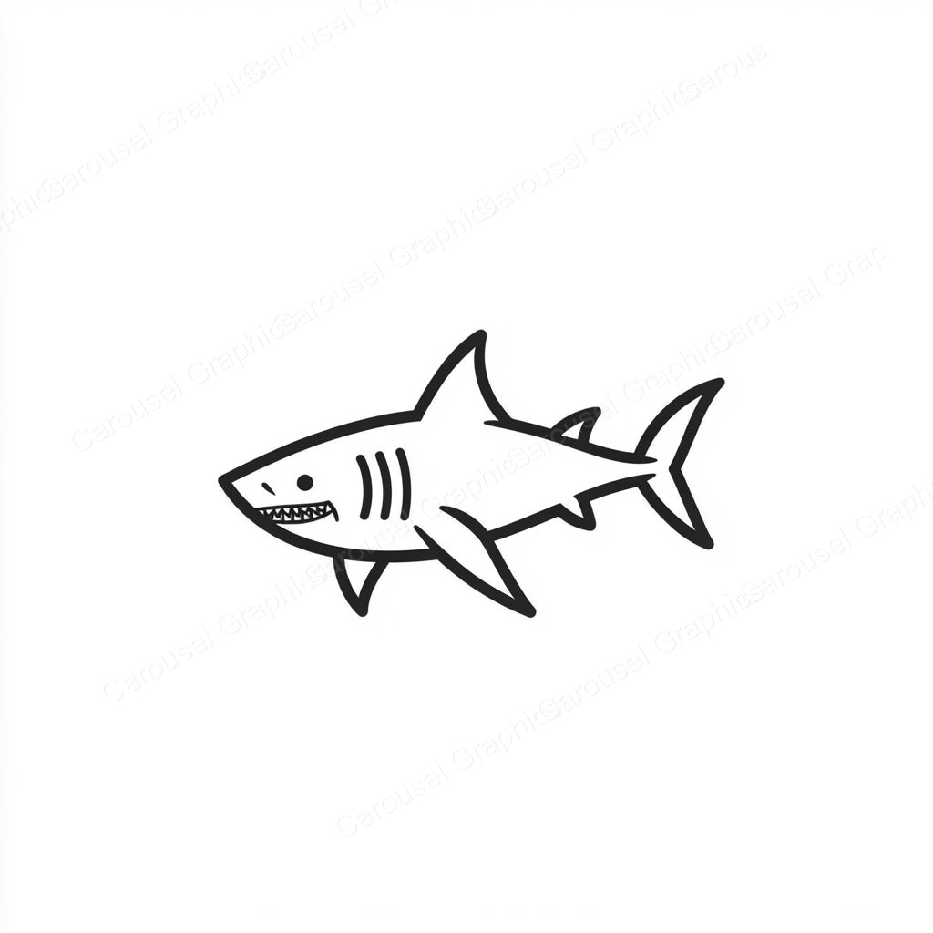 Shark Vector Graphic preview