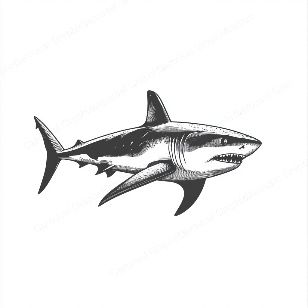 Shark Vector Graphic preview