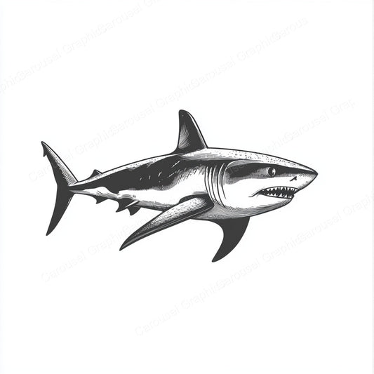 Shark Vector Graphic preview
