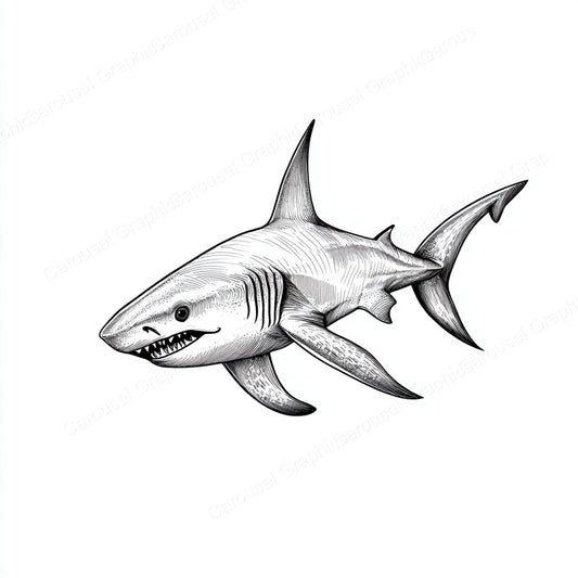 Shark Vector Graphic preview