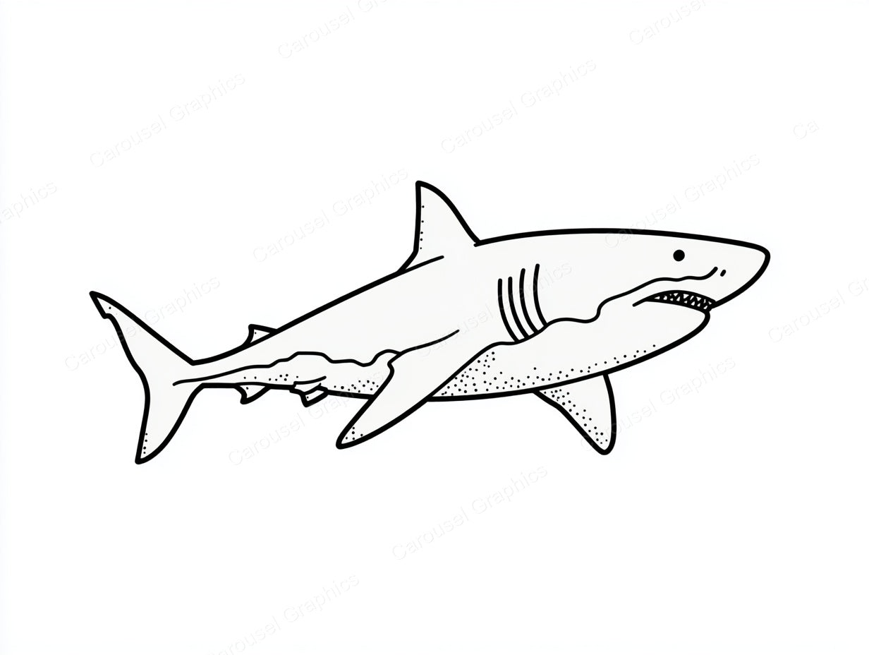 Shark Vector Graphic preview