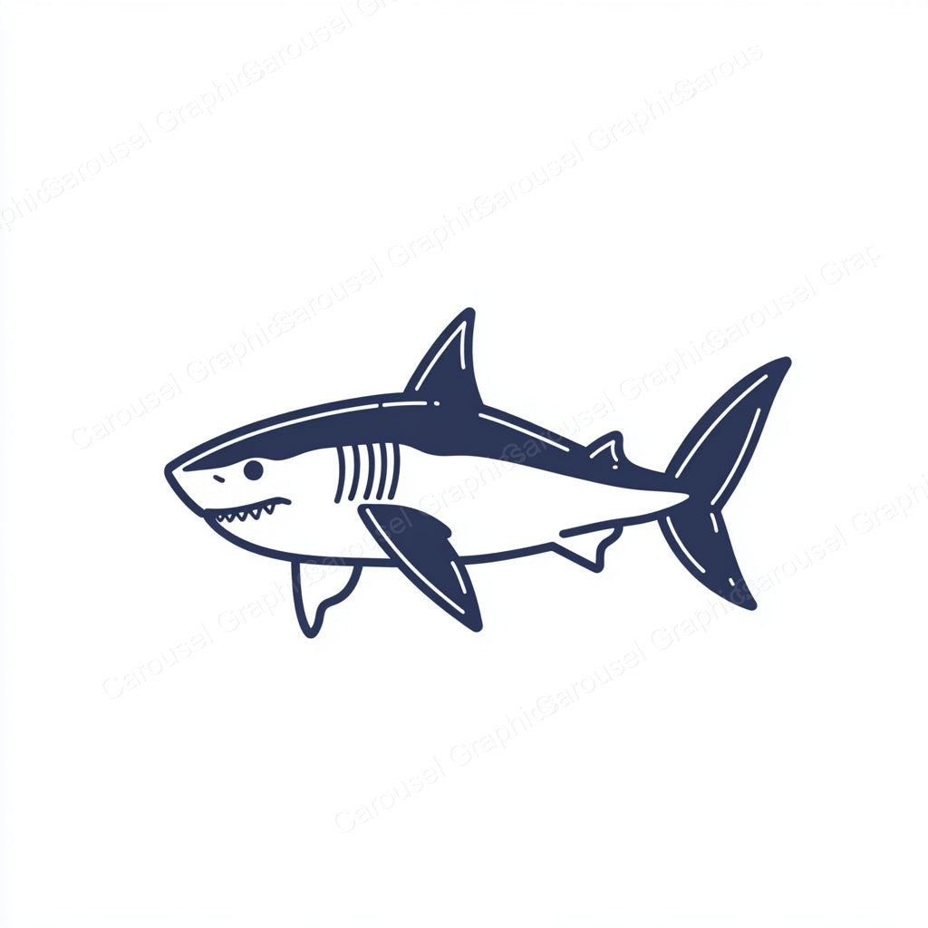Shark Vector Graphic preview