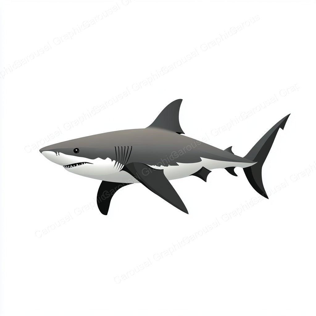 Shark Vector Graphic preview