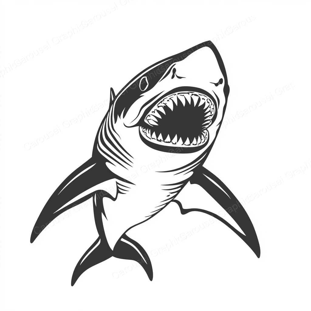 Shark Vector Graphic preview