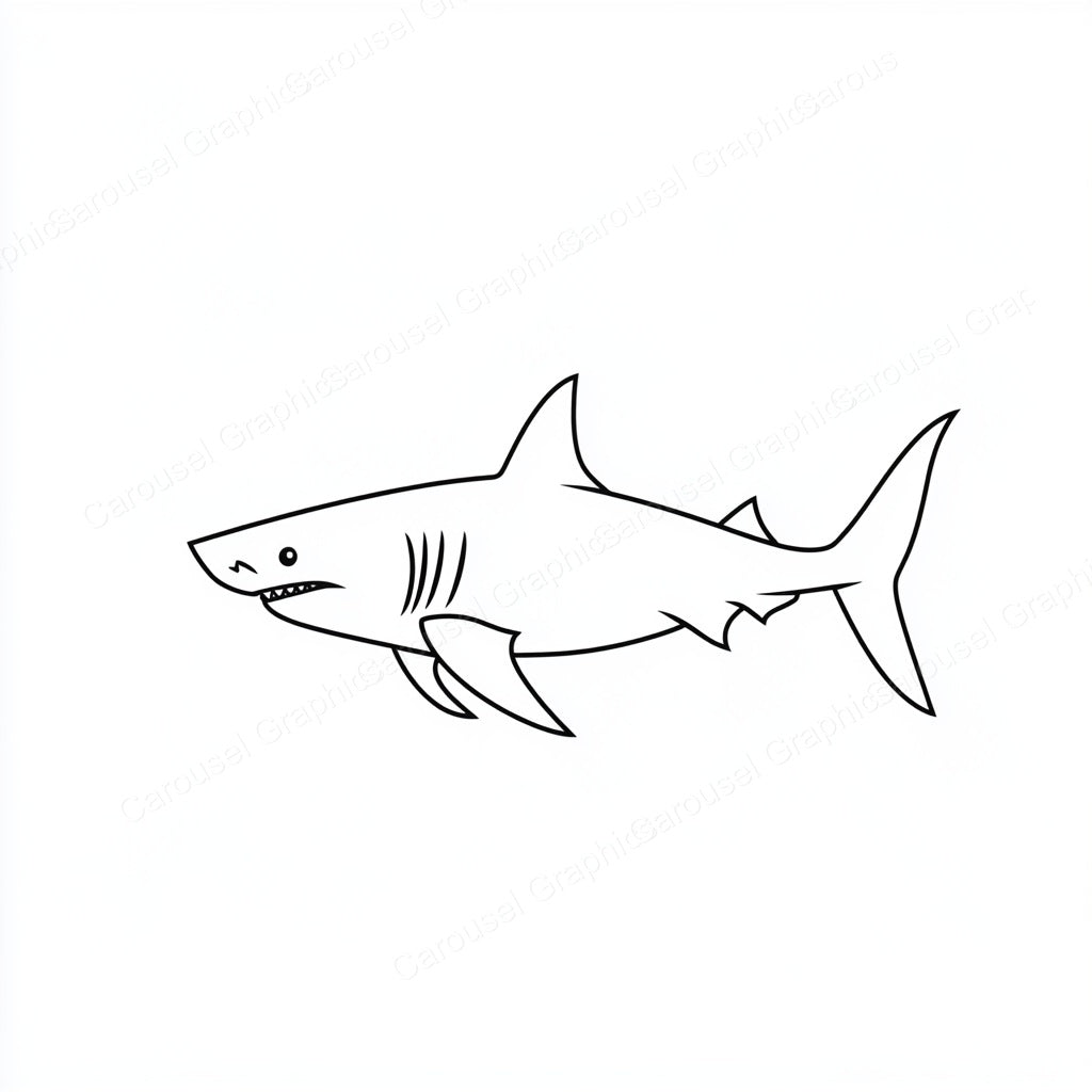 Shark Vector Graphic preview