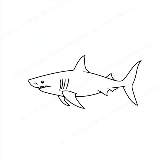 Shark Vector Graphic preview