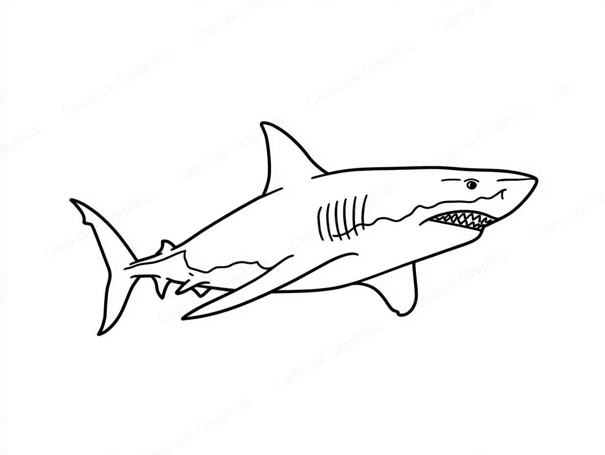 Shark Vector Graphic preview