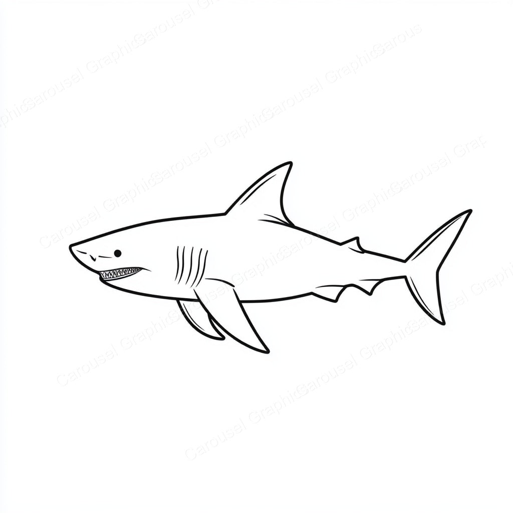 Shark Vector Graphic preview