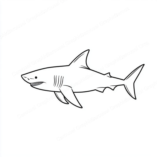 Shark Vector Graphic preview