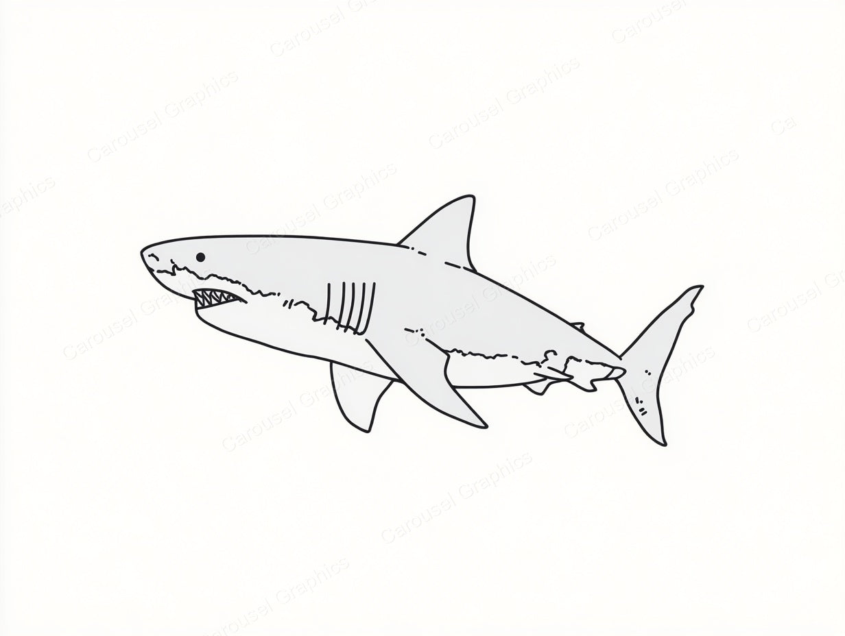 Shark Vector Graphic preview