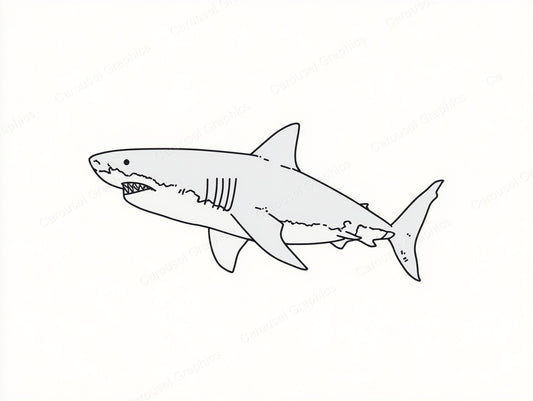 Shark Vector Graphic preview