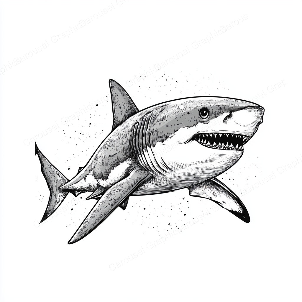 Shark Vector Graphic preview