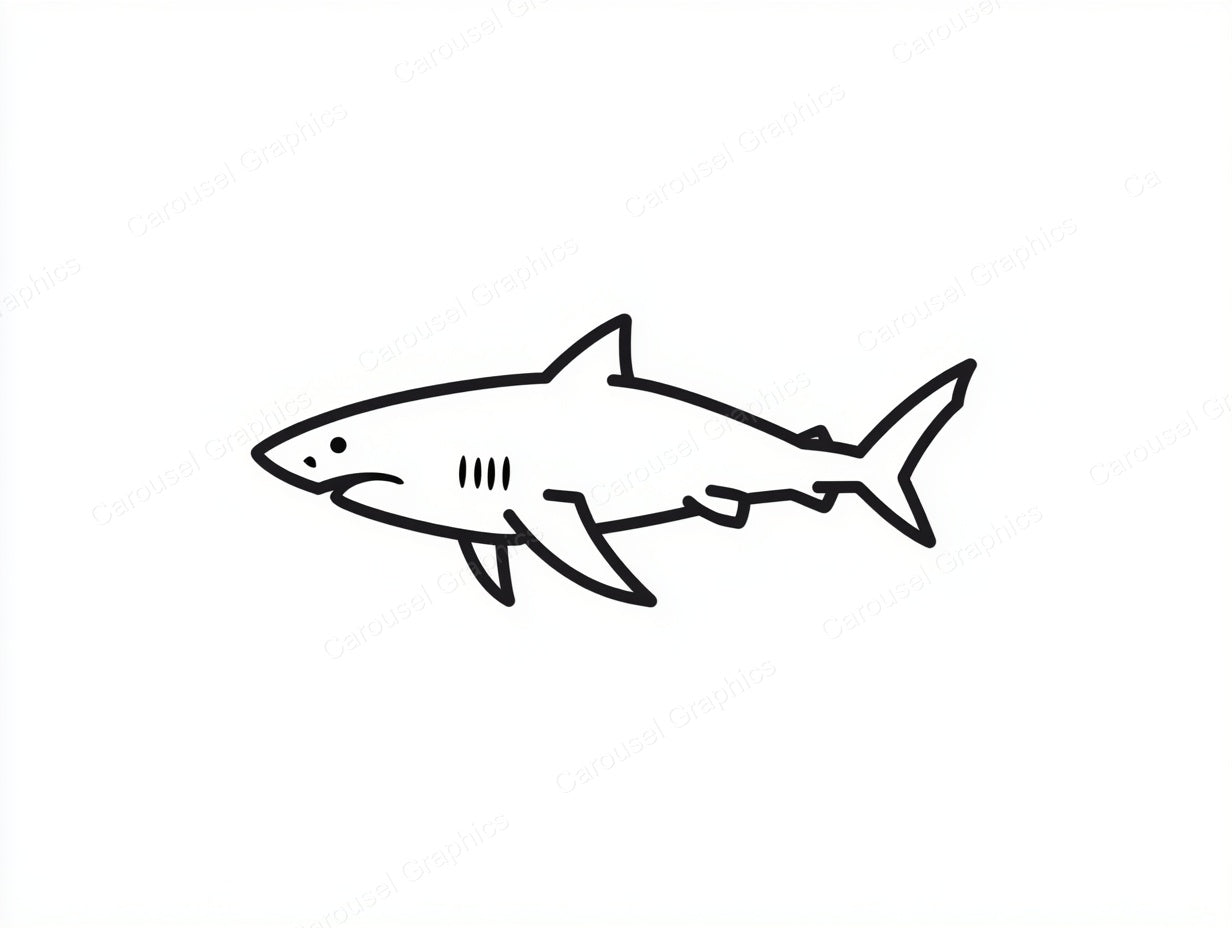 Shark Vector Graphic preview