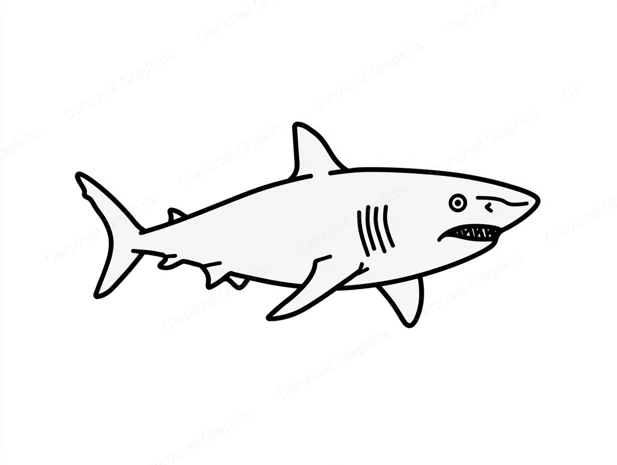 Shark Vector Graphic preview